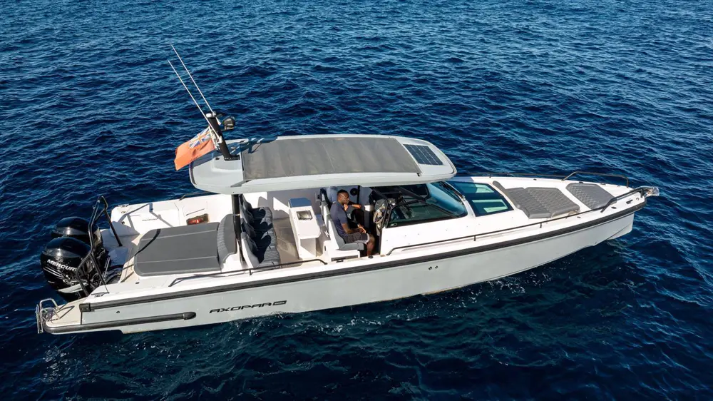 Axopar 37ft from above